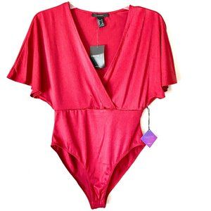 Women's Plunging Surplice Bodysuit